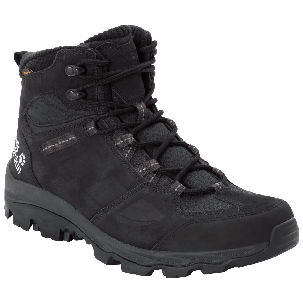 Jack Wolfskin VOJO 3 WT TEXAPORE MID ορειβατικα παπουτσια ανδρικα μαυρα | GR8069327